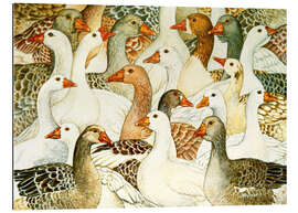 Gallery print Patchwork Geese