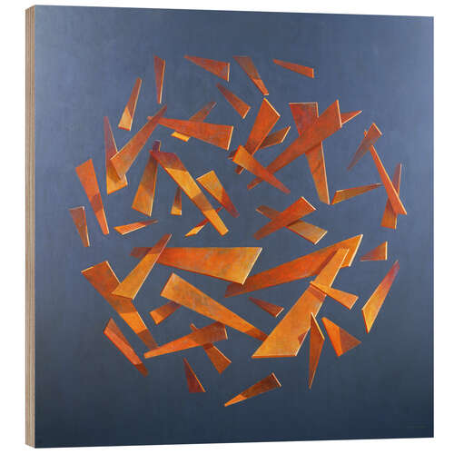 Hout print Ontleed gebied, 2005
