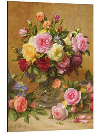 Magnettafel Viktorianische Rosen