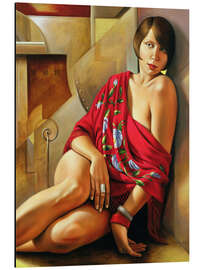 Magnettafel Herbstliches Rubin