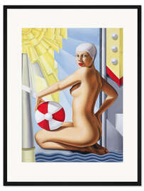 Gerahmter Kunstdruck Sonnenanbeterin I