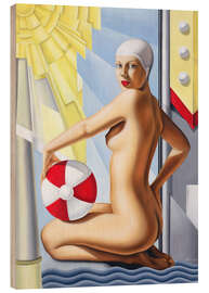 Cuadro de madera Sunbather I