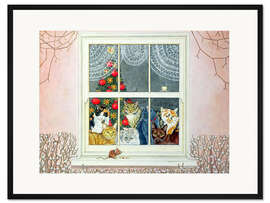 Gerahmter Kunstdruck Die Weihnachtsmaus