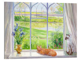 Gallery print Cats at the window