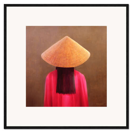 Gerahmter Kunstdruck Kleines Vietnam, Rückenansicht