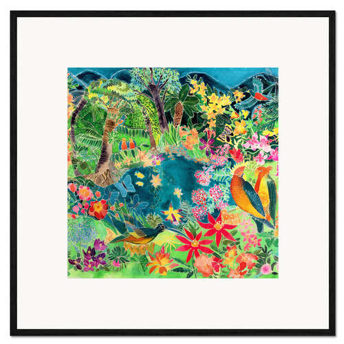 Framed art print Caribbean jungle, 1993