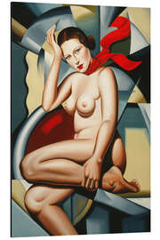 Magnettafel Orangener Schal