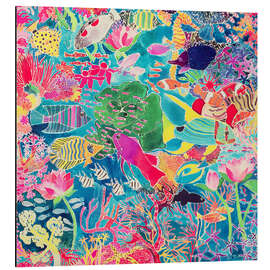 Magnettafel Unterwasser-Regenbogen