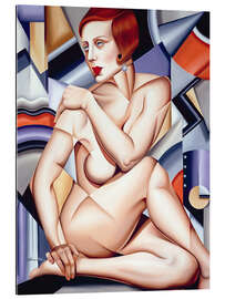 Quadro em plexi-alumínio Cubist nude