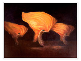 Wandbild  Chinesische Tänzer, 2010 - Lincoln Seligman