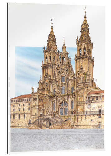 Gallery print Santiago de Compostela, Spain