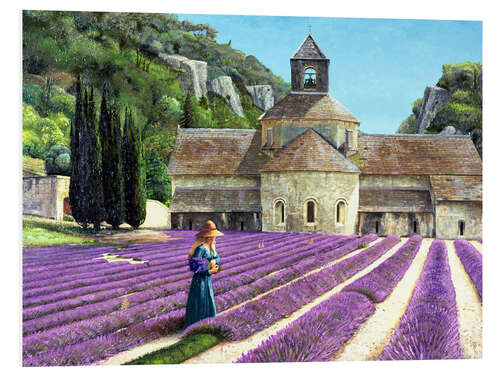 PVC print Lavendelkieper, Abbaye Senanque, Provence