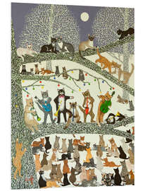 Hartschaumbild Katzenmusik