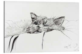 Magnettafel Monty, schläfriger Junge