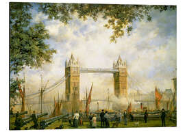 Magnettafel Tower Bridge Aussicht vom Tower of London