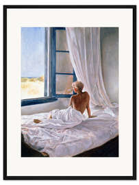 Gerahmter Kunstdruck Nachmittagsausblick