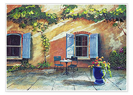Wandbild  Fensterläden, Provence, Frankreich, 1999 - Trevor Neal
