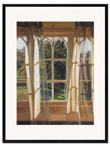 Framed art print The yellow window, 2013,