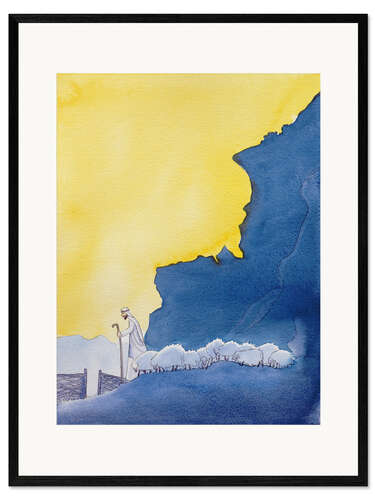 Framed art print Jesus Christ is a good shepherd, 2006