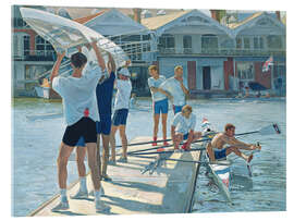 Akryylilasitaulu  Preparation for rowing - Timothy Easton