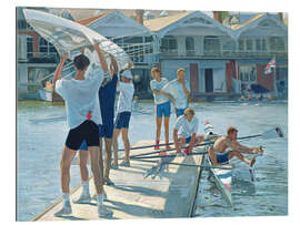 Gallery print Preparation for rowing