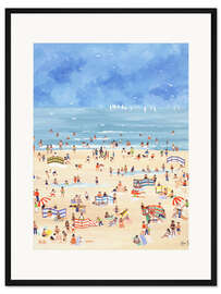 Gerahmter Kunstdruck Strand