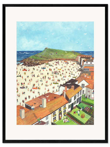 Impression artistique encadrée Vue de la Tate Gallery St. Ives