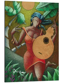 Magnettafel Gitarrenspielerin