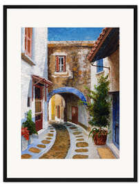 Gerahmter Kunstdruck Lefkimi, Corfu, 2006