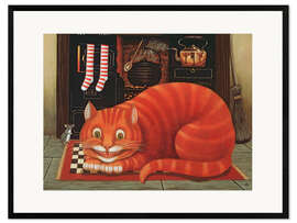 Impression artistique encadrée The Cheshire Cat