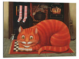 Magnettafel Die Grinsekatze