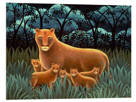Foam board print Protectress