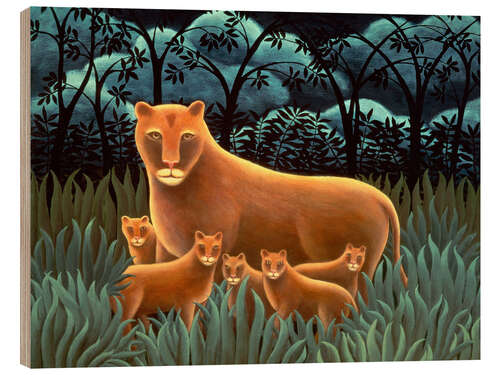 Tableau en bois Protectrice