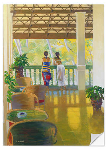 Muursticker Veranda