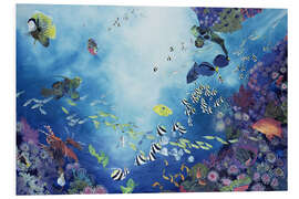 Foam board print Underwater World