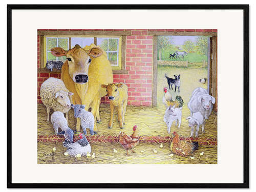 Framed art print Farm Animals