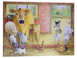 Magnettafel Bauernhoftiere