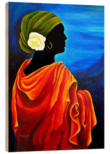 Tableau en bois Camelia, 2008