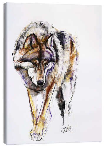 Stampa su tela European Wolf