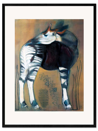 Framed art print Okapi