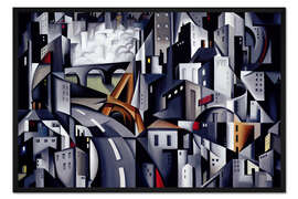 Gerahmter Kunstdruck Das linke Ufer