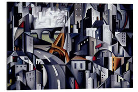 Magnettafel Das linke Ufer