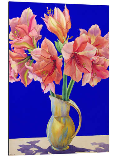 Quadro em alumínio Amarílis em um vaso, 2007