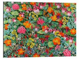 Magnettafel Blumenkomposition