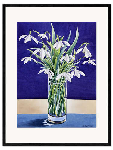 Impresión de arte enmarcada Snowdrops