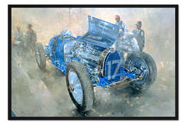 Gerahmter Kunstdruck Type 59 Grand Prix Bugatti, 1997