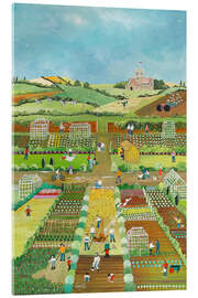 Acrylic print Allotments