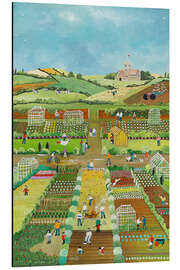 Magnettafel Kleingärten