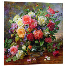 Magnettafel Rosen – die Perfektion des Sommers