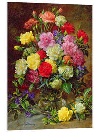 Gallery print Carnations of Radiant Colours